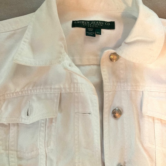 Ralph Lauren denim jacket white - Picture 2 of 4